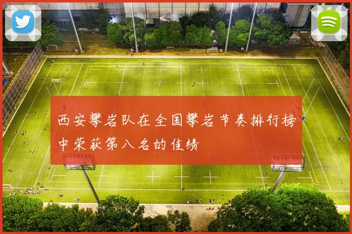 西安攀岩队在全国攀岩节奏排行榜中荣获第八名的佳绩