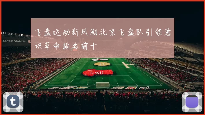 飞盘运动新风潮北京飞盘队引领意识革命排名前十