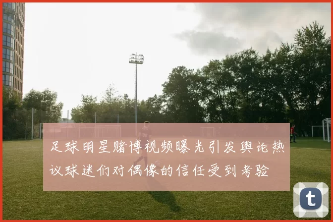 足球明星赌博视频曝光引发舆论热议球迷们对偶像的信任受到考验